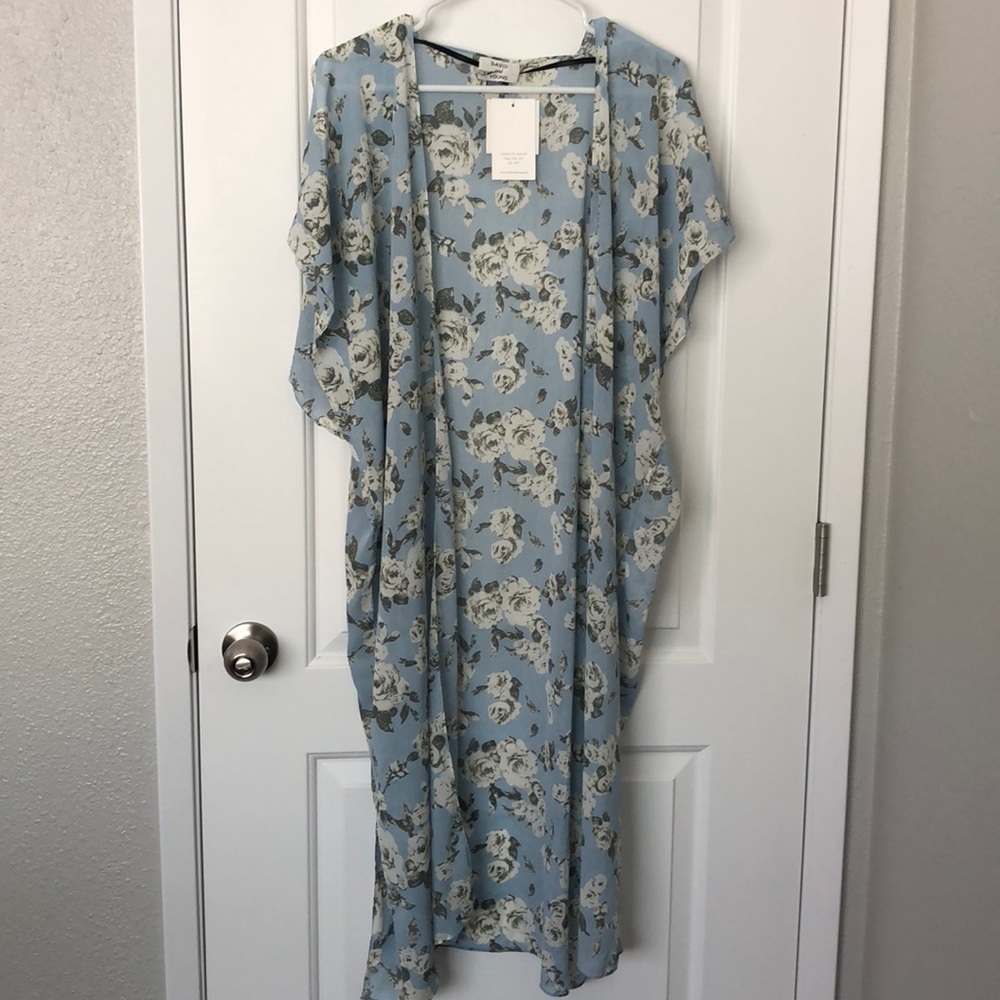 Floral Cardigan/Cover Up